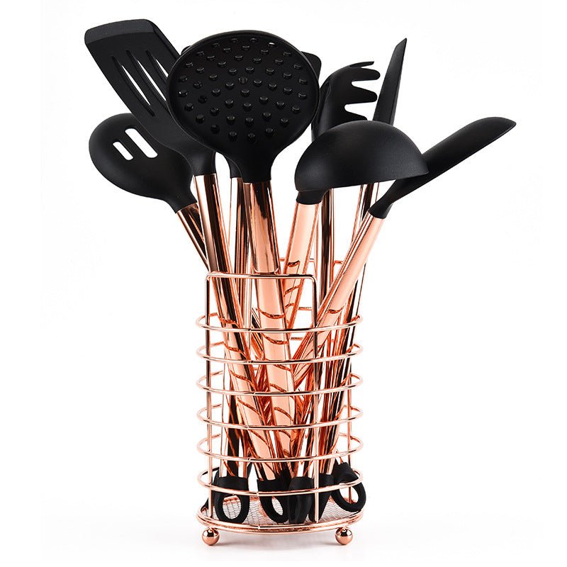 12 piece rose gold utensil set - Organisation Station AU