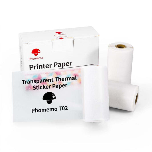 Transparent adhesive paper for the Pocket Printer x 3 rolls