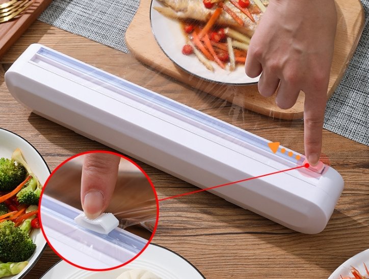 Cling Wrap Dispenser Medium with Suction Cups - Organisation Station AU