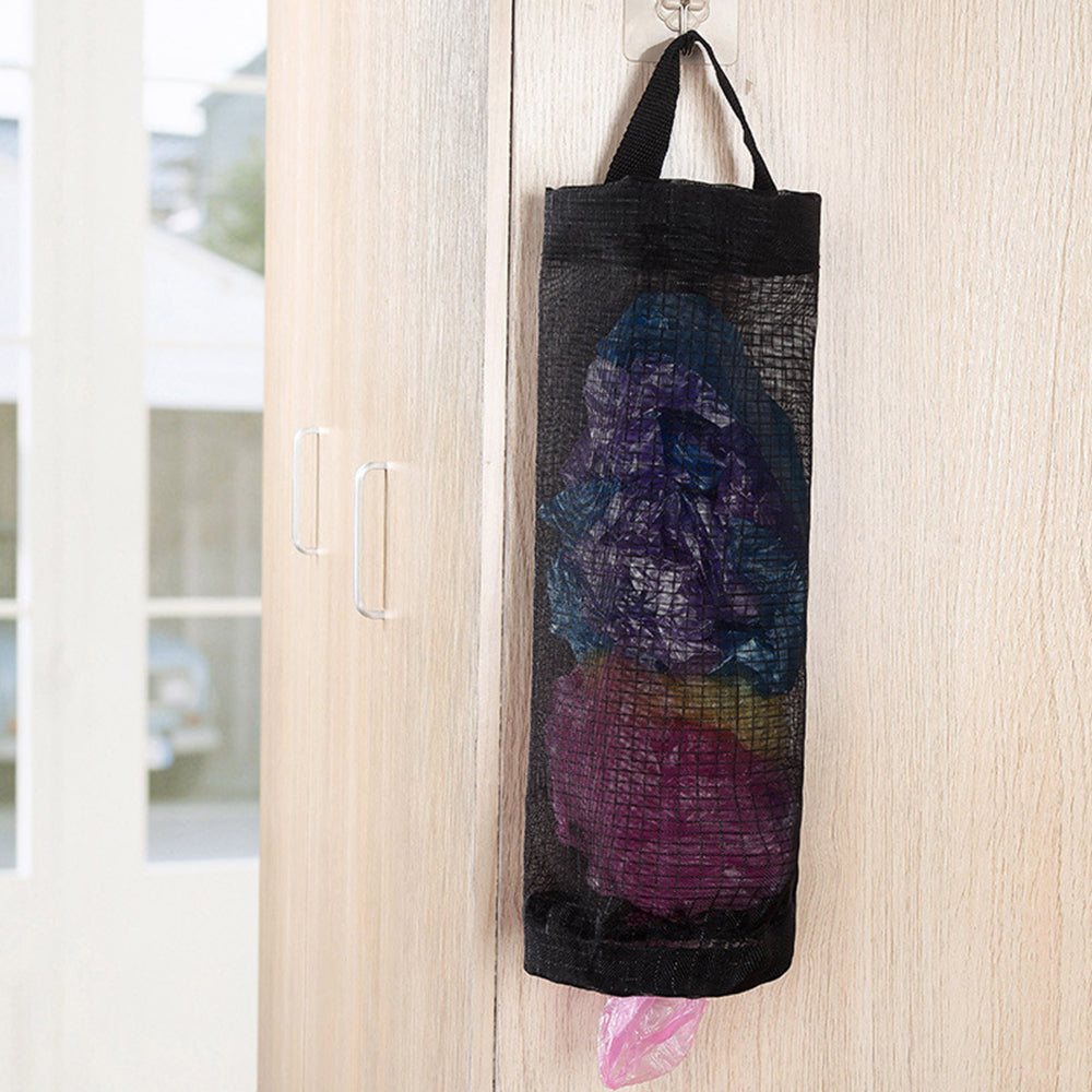 Shopping bag storage dispenser