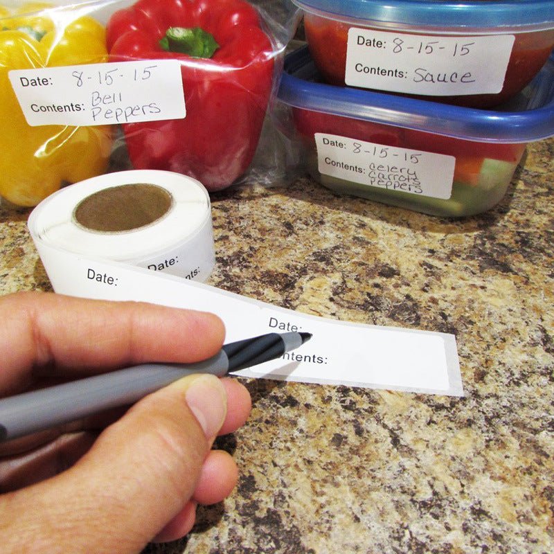 Food Storage Expiration Labels - Organisation Station AU