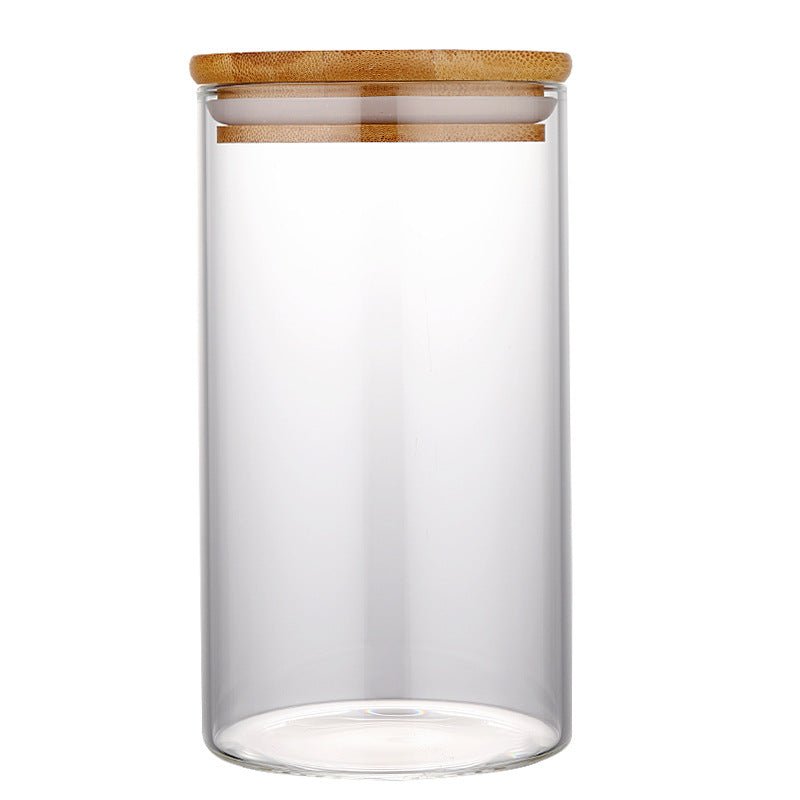 Large Glass Pasta Jar with Bamboo lid - Organisation Station AU