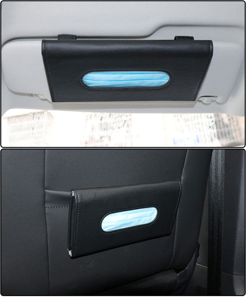 Leather Mask/Tissue Dispenser Car Storage - Organisation Station AU