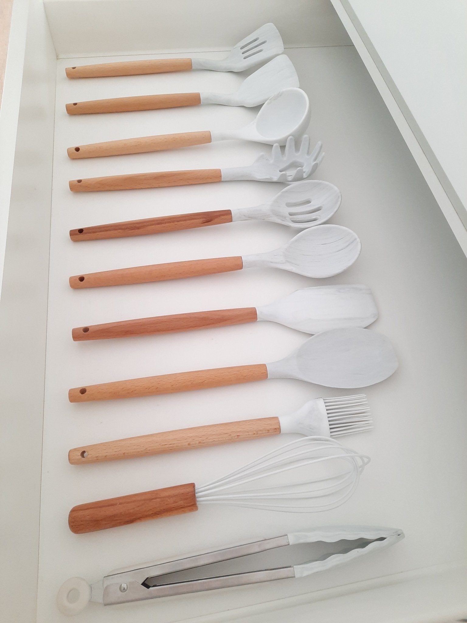 Luxe Marble Utensils 12pc Value Set - Organisation Station AU
