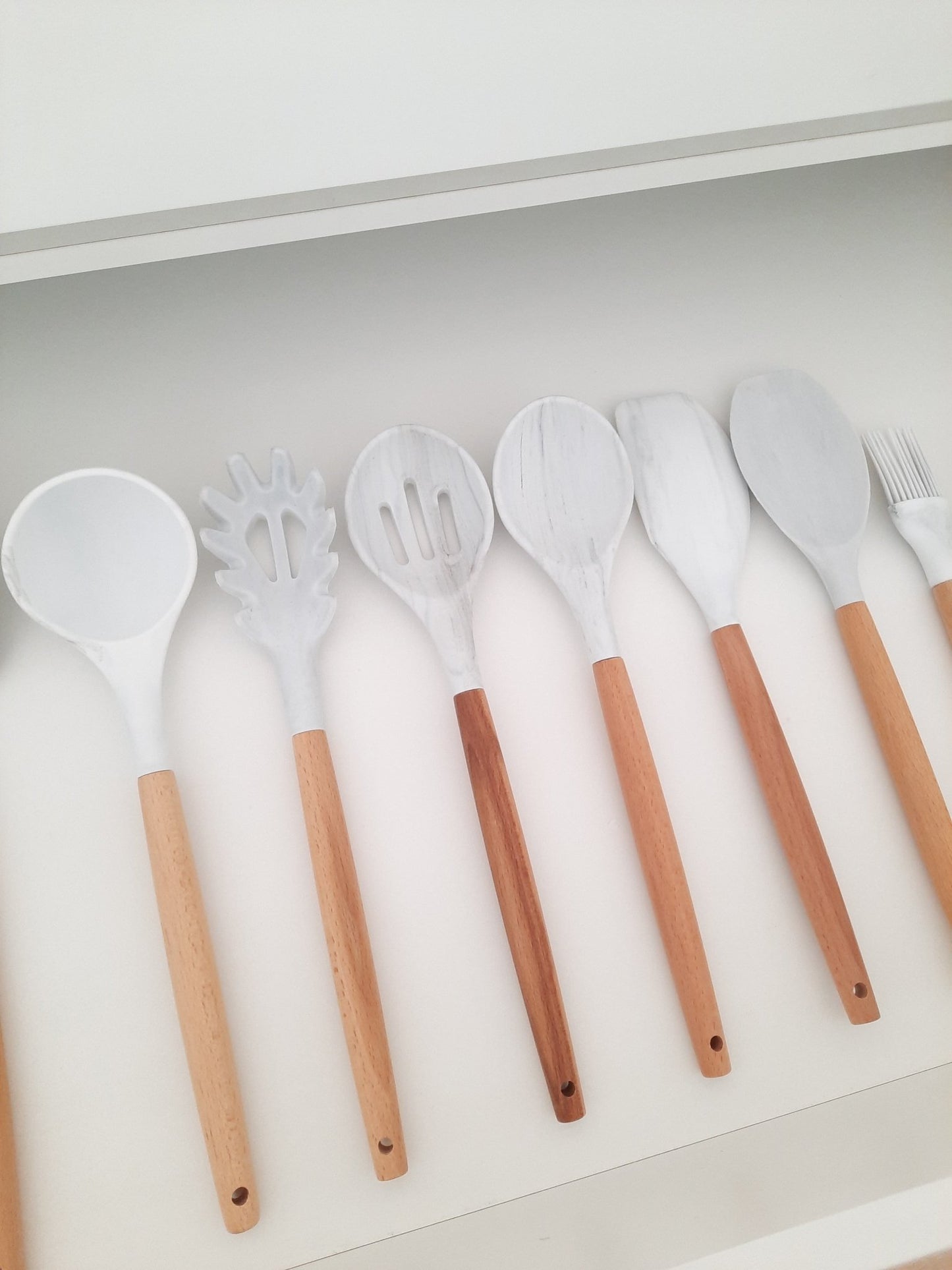 Luxe Marble Utensils 12pc Value Set - Organisation Station AU