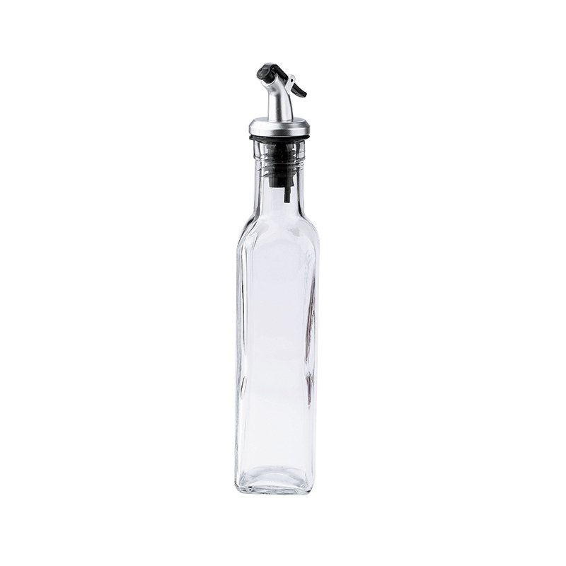 Oil & Vinegar Glass Bottle with Pourer - Organisation Station AU