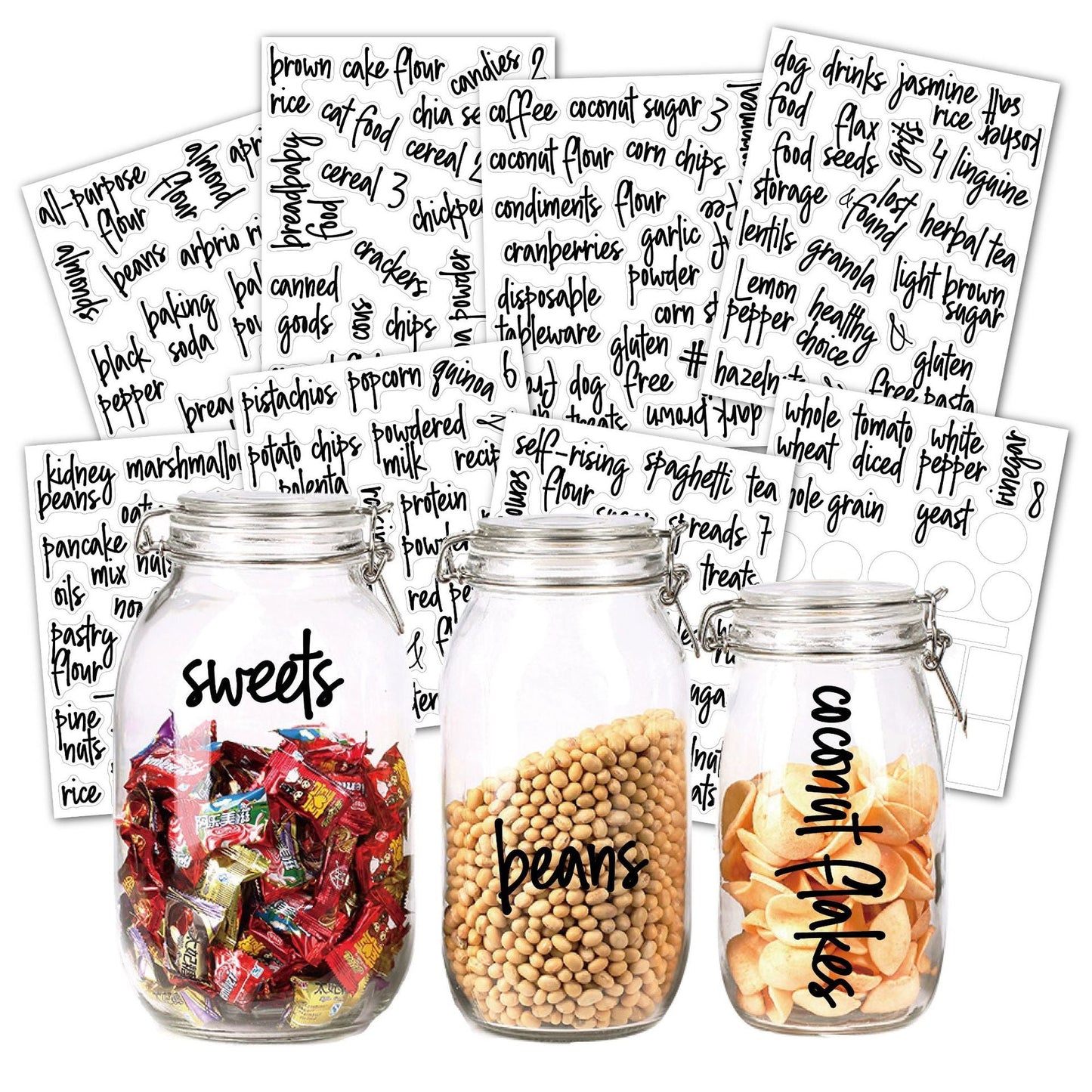 Pantry Labels 168 Value Pack - Organisation Station AU