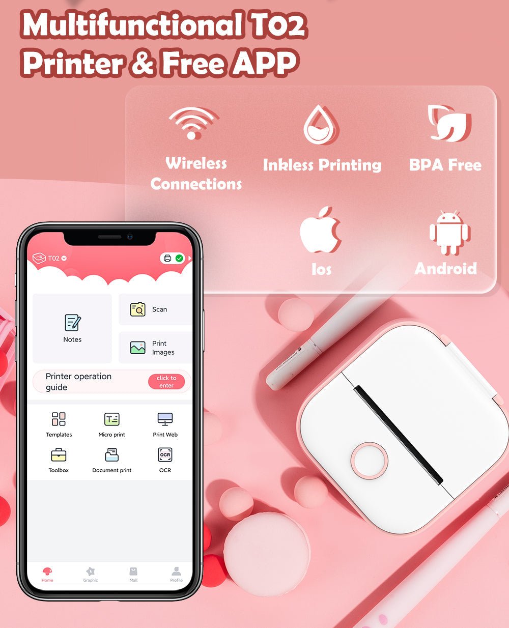 Pocket Printer - custom label making machine - Organisation Station AU