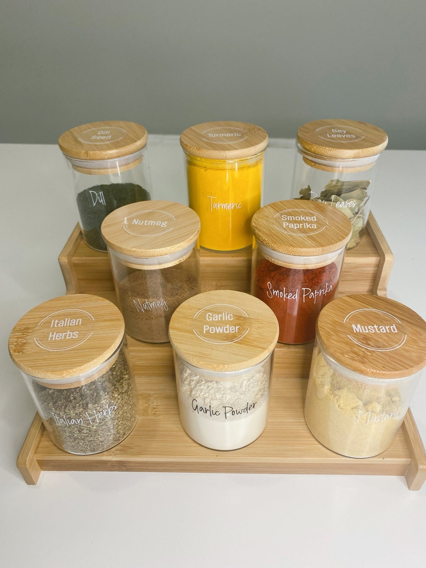 Round Spice labels - 144 Value Pack - Organisation Station AU