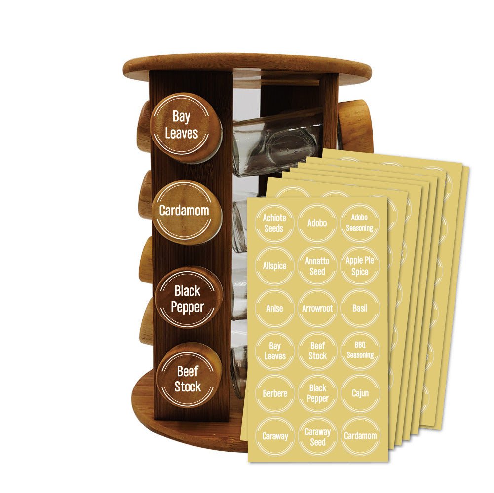 Round Spice labels - 144 Value Pack - Organisation Station AU