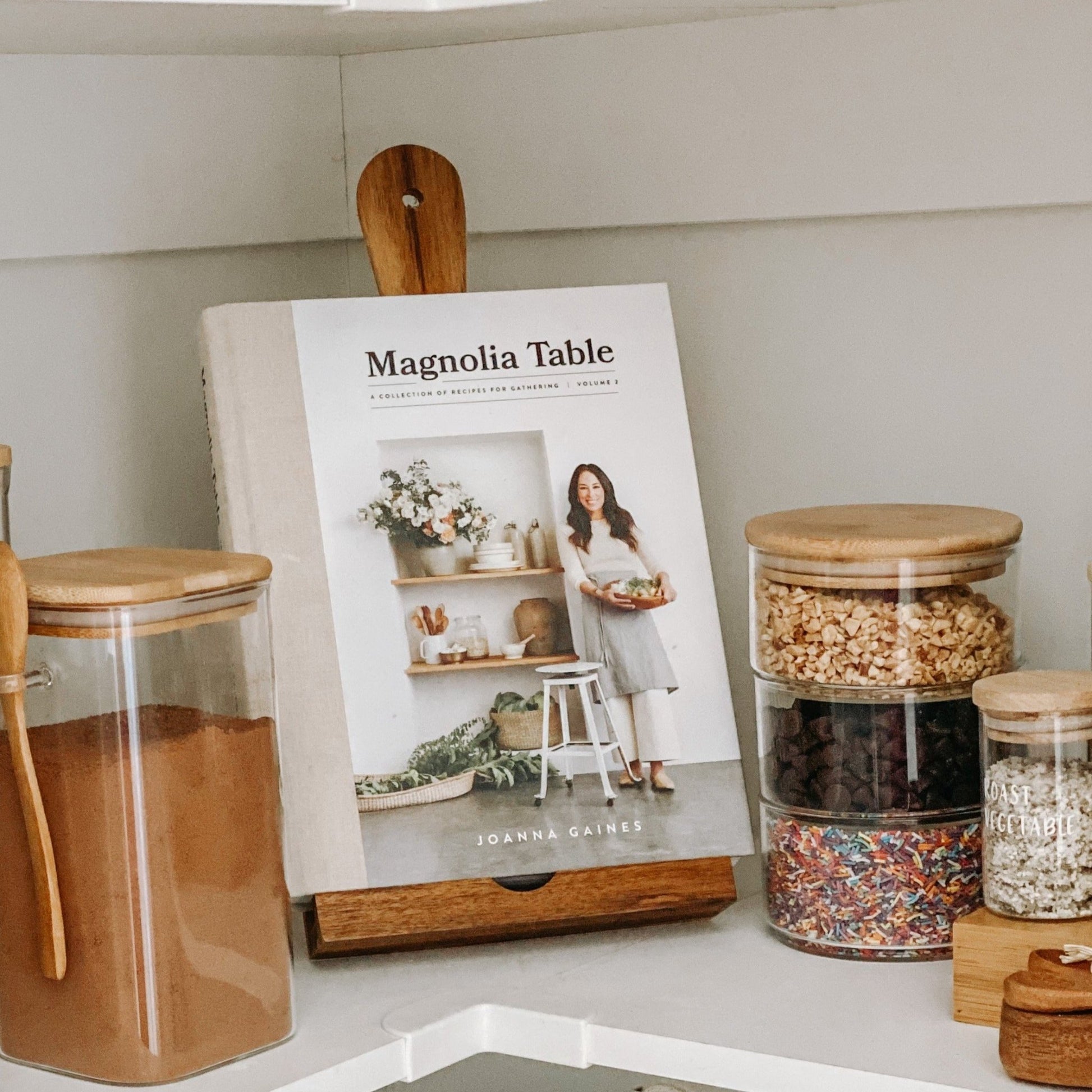 Stackable Glass Jars with Bamboo Lid - Organisation Station AU