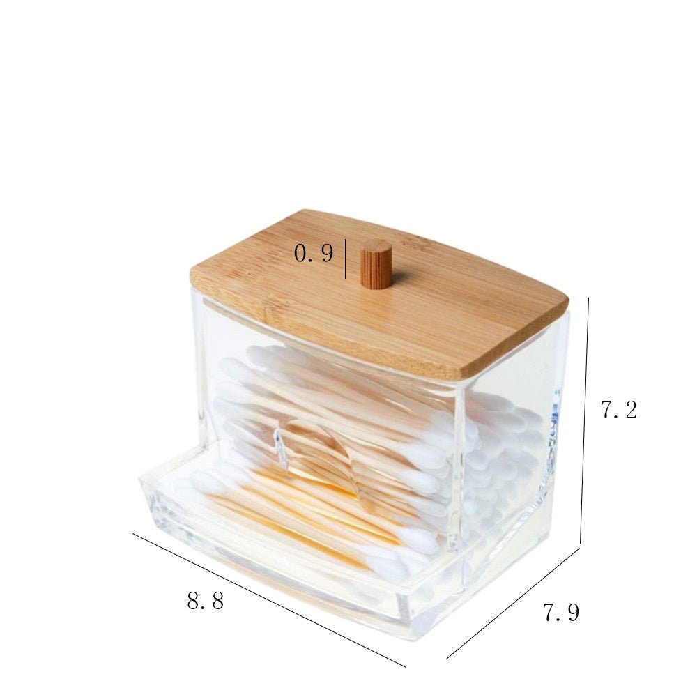 Stackable Storage Jars with Bamboo lid - Organisation Station AU