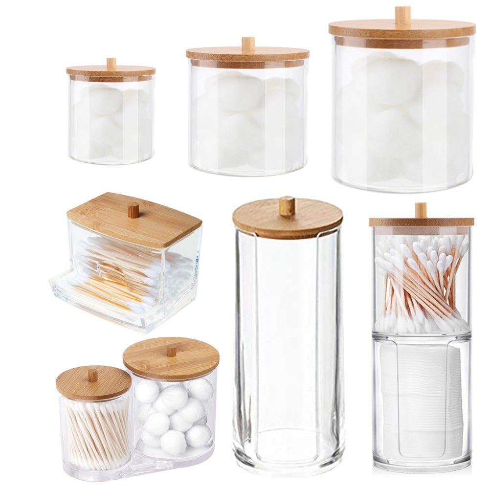 Stackable Storage Jars with Bamboo lid - Organisation Station AU