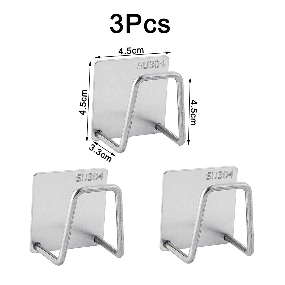 Stainless Steel Water Resistant Hook 2 Pack - Organisation Station AU