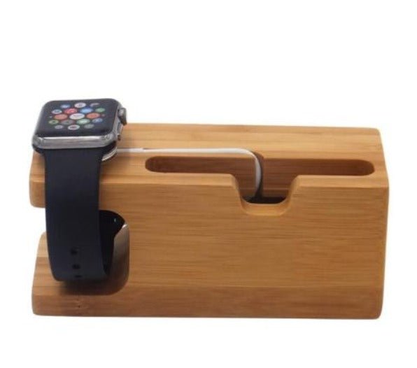 Bamboo Charging Station For Phone and Watch - Organisation Station AU