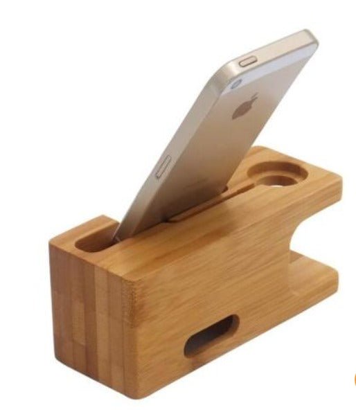 Bamboo Charging Station For Phone and Watch - Organisation Station AU