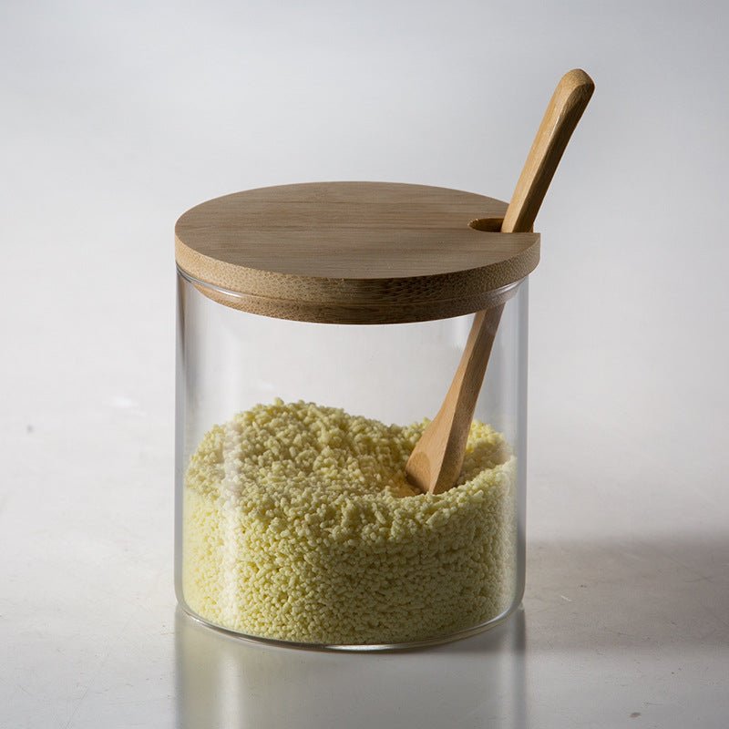 Bamboo Glass Jar Set - Organisation Station AU